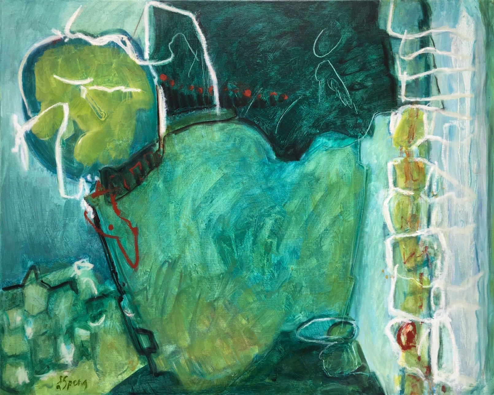 Laura Spong, "Spring is Struggling to Come," 2016